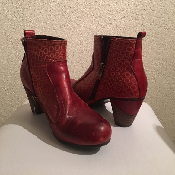 L’artiste booties-red - Picture 2 of 3